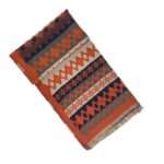Cómoda Bufanda de Lana con Precioso Diseño y Colores de Mujer - Imagen 3