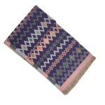 Cómoda Bufanda de Lana con Precioso Diseño y Colores de Mujer - Imagen 2