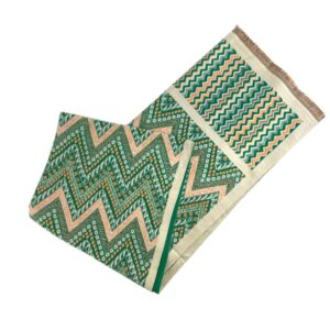 Bonita Bufanda de Lana para Mujer con Precioso Diseño y Talla Única-Verde- Mayorista España