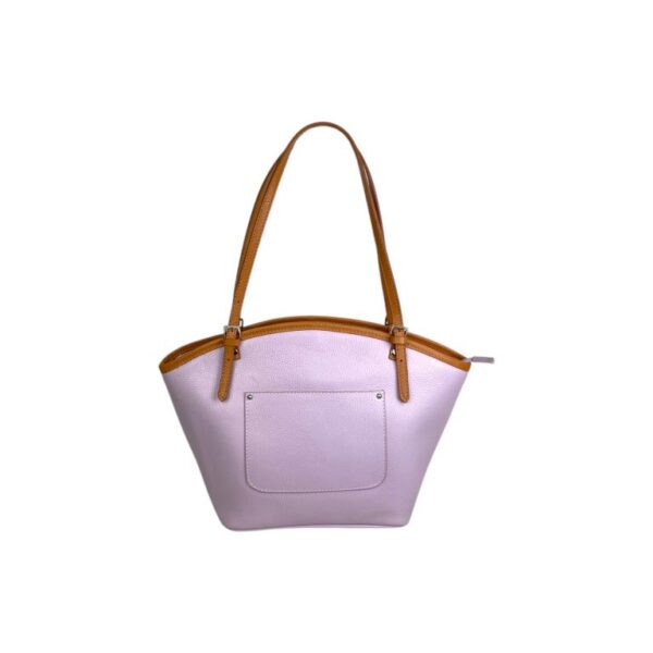 Amplio Bolso de Hombro en Piel para Mujer con Asas Largas y Bolsillos Exteriores - Imagen 2