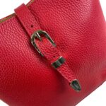 Bolso de Hombro en Piel Italiana con Asa Larga, Tira Bandolera y Mini Solapa Magnética de Mujer - Imagen 16