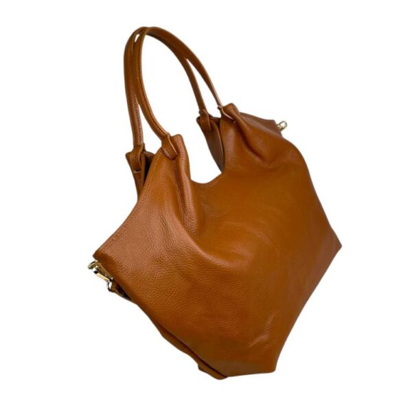 Bolso de Hombro en Piel Italiana con Gran Capacidad y Compartimentos Interiores Mujer - Imagen 10