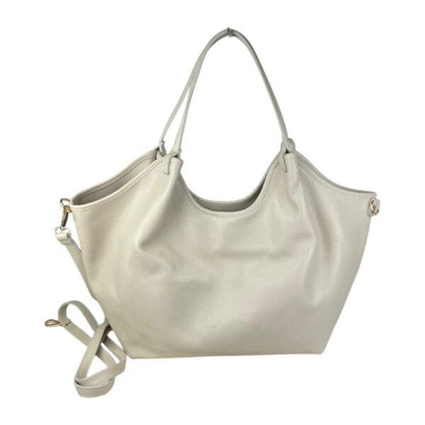 Bolso de Hombro en Piel Italiana con Gran Capacidad y Compartimentos Interiores Mujer - Imagen 4