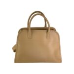 Amplio Bolso tipo Tote de Piel Italiana para Mujer con Asas Cortas y Tira Bandolera - Imagen 11