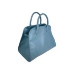 Amplio Bolso tipo Tote de Piel Italiana para Mujer con Asas Cortas y Tira Bandolera - Imagen 7