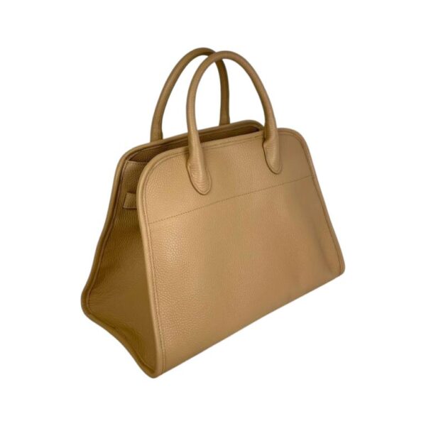 Amplio Bolso tipo Tote de Piel Italiana para Mujer con Asas Cortas y Tira Bandolera - Imagen 9