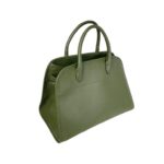 Amplio Bolso tipo Tote de Piel Italiana para Mujer con Asas Cortas y Tira Bandolera - Imagen 2