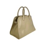 Amplio Bolso tipo Tote de Piel Italiana para Mujer con Asas Cortas y Tira Bandolera - Imagen 4