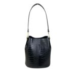 Amplio Bolso Bucket en Piel Italiana con Diseño de Serpiente y 3 Compartimentos de Mujer - Imagen 3