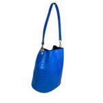 Amplio Bolso Bucket en Piel Italiana con Diseño de Serpiente y 3 Compartimentos de Mujer - Imagen 8