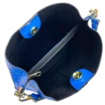 Amplio Bolso Bucket en Piel Italiana con Diseño de Serpiente y 3 Compartimentos de Mujer - Imagen 10