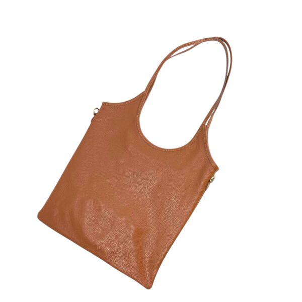 Bolso de Hombro en Piel Italiana con Asas Largas, Tira Bandolera y Gran Capacidad para Mujer - Imagen 11