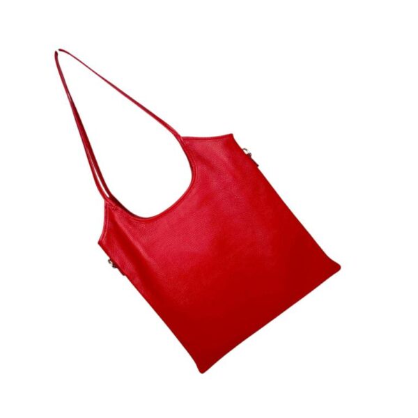 Bolso de Hombro en Piel Italiana con Asas Largas, Tira Bandolera y Gran Capacidad para Mujer - Imagen 12
