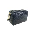 Bolso Bandolera de Mujer en Piel Italiana con Efecto Brillante y 2 Bolsillos con Cremallera - Imagen 6