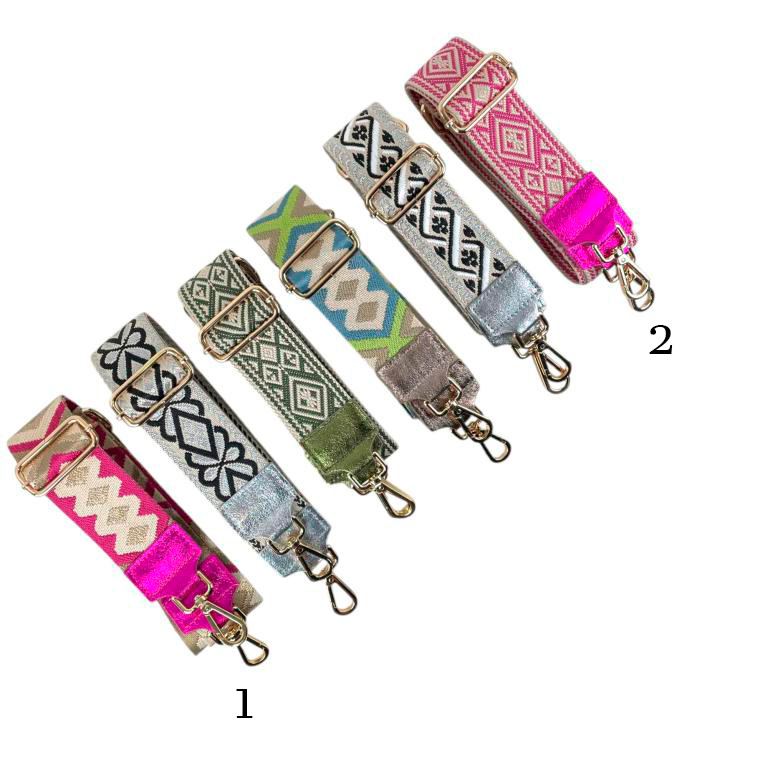 Asa para Bolso con Acabados en Piel y Enganche Dorado Metalizado Mujer-1 Asa para Bolso con Acabados en Piel y Enganche Dorado Metalizado Mujer - Imagen 1