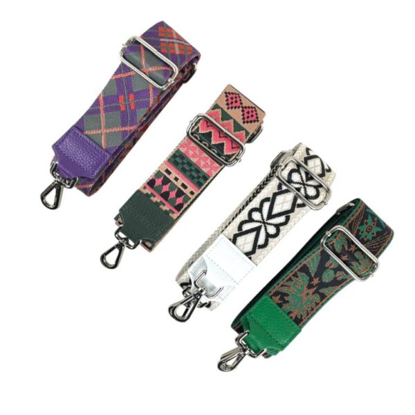Asa para Bolso con Acabados en Piel Italiana y Enganche Plateado para Mujer - Imagen 2