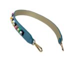 Asa Sintética para Bolso con Enganche Dorado y Piedras de Colores Decorativas para Mujer - Imagen 3