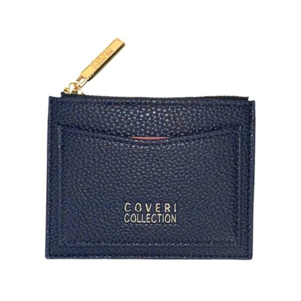 Tarjetero Sintético de Mujer Coveri Collection con Cremallera y Compartimento Frontal - Imagen 2