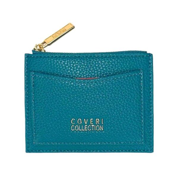 Tarjetero Sintético de Mujer Coveri Collection con Cremallera y Compartimento Frontal - Imagen 7