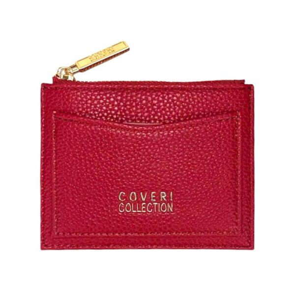 Tarjetero Sintético de Mujer Coveri Collection con Cremallera y Compartimento Frontal - Imagen 4
