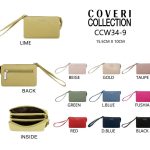 Cartera Sintética Coveri Collection con Asa de Mano y 3 Compartimentos Interiores de Mujer