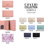 Monedero Sintético Mujer con Compartimentos Interiores y Espacio para Tarjetas Coveri Collection