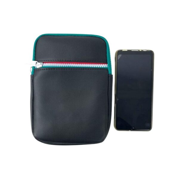 Bolsito Portamovil Sintético para Hombre y Mujer con Bolsillo Frontal y Compartimento Trasero - Imagen 2
