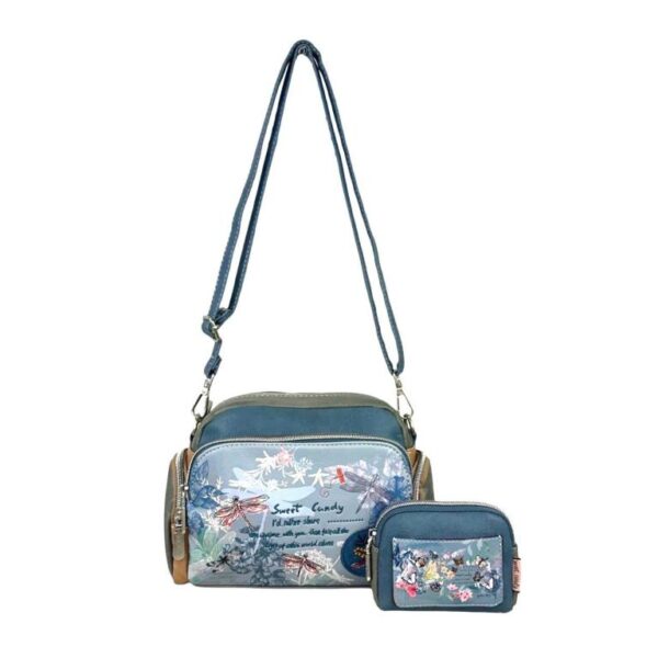 Monedero Compacto Diseño Mariposa Sweet Candy con Bolsillo Trasero para Mujer - Imagen 14