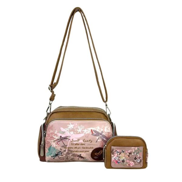 Monedero Compacto Diseño Mariposa Sweet Candy con Bolsillo Trasero para Mujer - Imagen 13