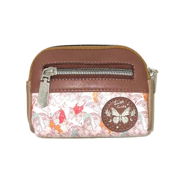 Monedero Compacto Diseño Mariposa Sweet Candy con Bolsillo Trasero para Mujer - Imagen 8