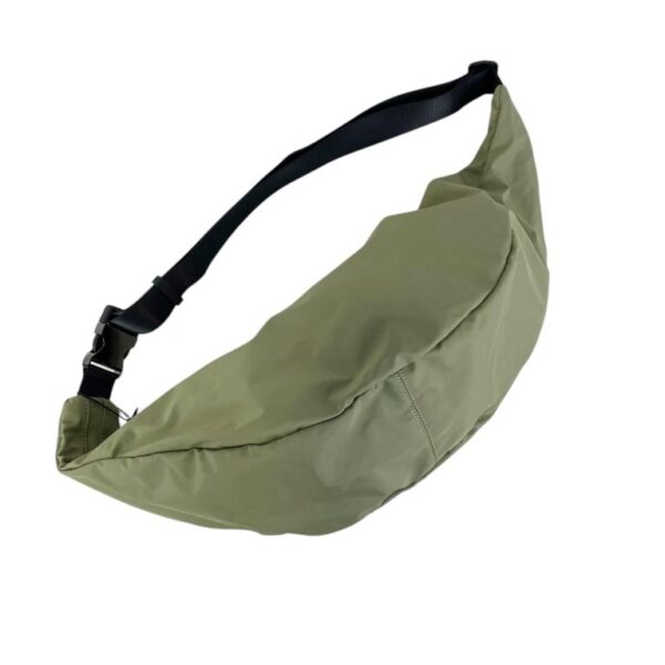 Riñonera Nylon para Mujer con Cierre de Cremallera y Bolsillo Trasero - Imagen 2