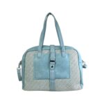 Bolso Sintético de Hombro para Mujer con 2 Asas Largas y Tira Bandolera