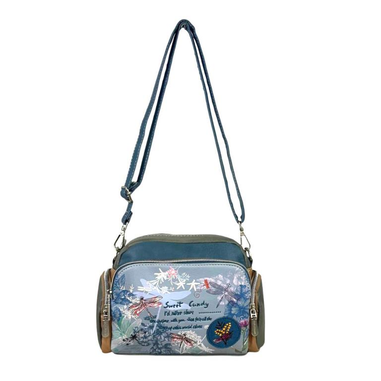 Bolso Bandolera Sweet Candy con Diseño Libélula y Multicompartimentos Mujer