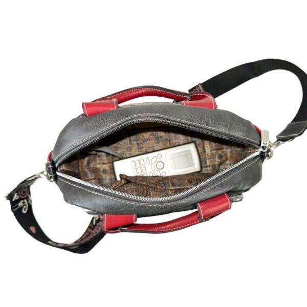 Bolso Bandolera con Diseño Libélula, Asa Corta y 3 Bolsillos Exteriores Mujer - Imagen 19