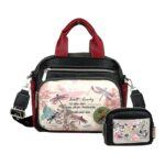 Bolso Bandolera con Diseño Libélula, Asa Corta y 3 Bolsillos Exteriores Mujer - Imagen 11