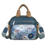 Bolso Bandolera con Diseño Libélula, Asa Corta y 3 Bolsillos Exteriores Mujer - Imagen 4