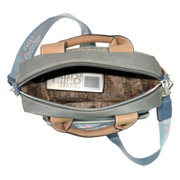 Bolso Bandolera con Diseño Libélula, Asa Corta y 3 Bolsillos Exteriores Mujer - Imagen 21