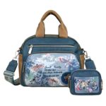 Bolso Bandolera con Diseño Libélula, Asa Corta y 3 Bolsillos Exteriores Mujer - Imagen 13