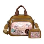 Bolso Bandolera con Diseño Libélula, Asa Corta y 3 Bolsillos Exteriores Mujer - Imagen 10