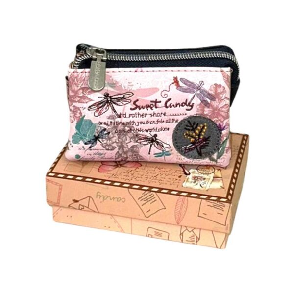 Monedero Sweet Candy con Diseño Libélula y 3 Compartimentos para Mujer - Imagen 9