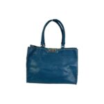 Amplio Bolso Sintético de Mujer con Solapa de Giro y Bolsito Extra con Cremallera