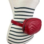 Riñonera de piel compacto con cierre de cremallera - Imagen 3