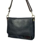 Bolso Bandolera De Piel Natural para Mujer con Solapa y Cremallera - Imagen 10