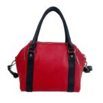 Bolso Bowling De Piel Italiana Para Mujer Con 3 Compartimentos, Cremallera y Gran Calidad - Imagen 6