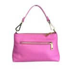 Bolso de Mano en Piel Italiana con Tira Bandolera, Frontal Decorativo y Cremallera para Mujer - Imagen 16