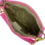 Bolso de Mano en Piel Italiana con Tira Bandolera, Frontal Decorativo y Cremallera para Mujer - Imagen 19
