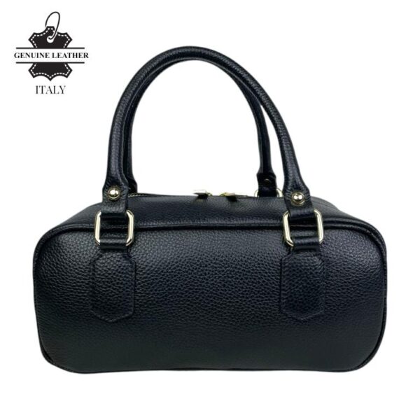 Bolso de Mano en Piel Italiana con Asas Cortas, Tira Bandolera Ajustable y Gran Calidad para Mujer - Imagen 11