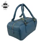 Bolso de Mano en Piel Italiana con Asas Cortas, Tira Bandolera Ajustable y Gran Calidad para Mujer - Imagen 2