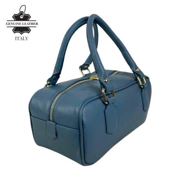 Bolso de Mano en Piel Italiana con Asas Cortas, Tira Bandolera Ajustable y Gran Calidad para Mujer - Imagen 2