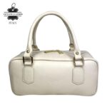 Bolso de Mano en Piel Italiana con Asas Cortas, Tira Bandolera Ajustable y Gran Calidad para Mujer - Imagen 3